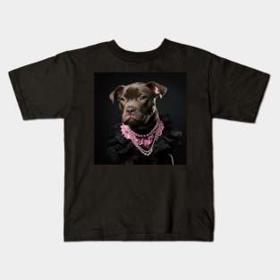 Vogue Pit Bull Kids T-Shirt